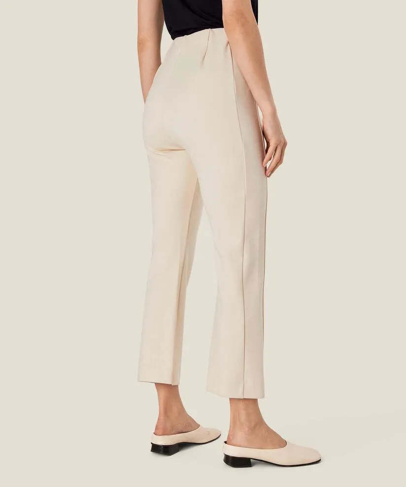 1000898 MaPaba Jersey Trousers - Whitecap