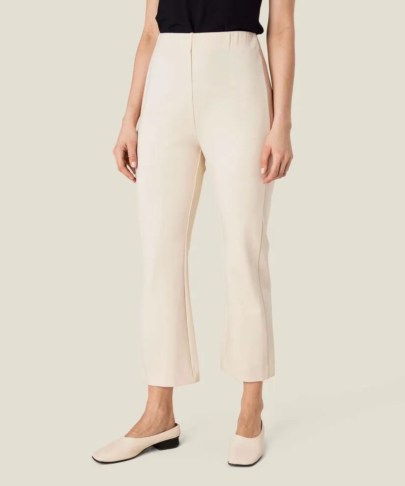 1000898 MaPaba Jersey Trousers - Whitecap