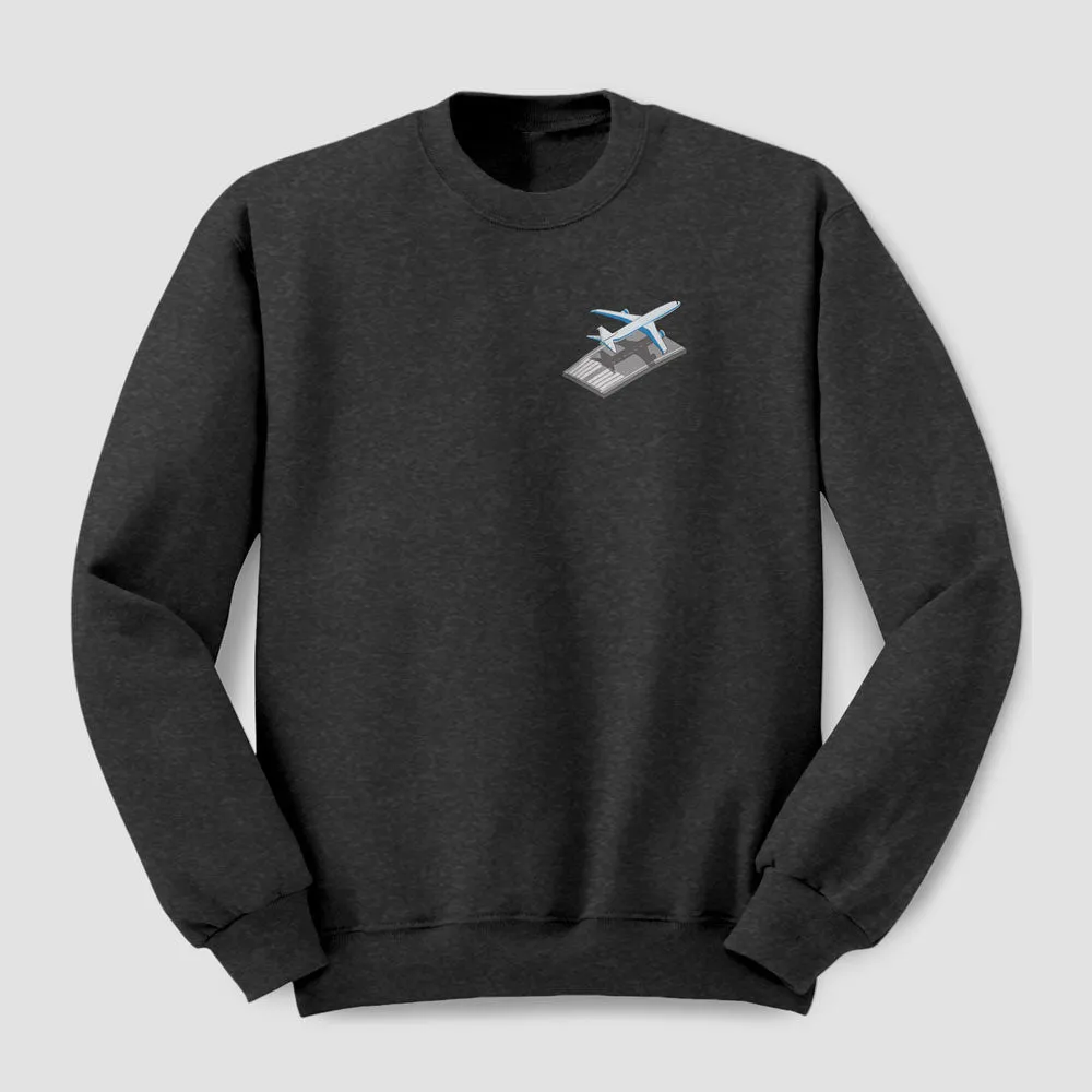 Airplane Runway Tiny - Sweatshirt