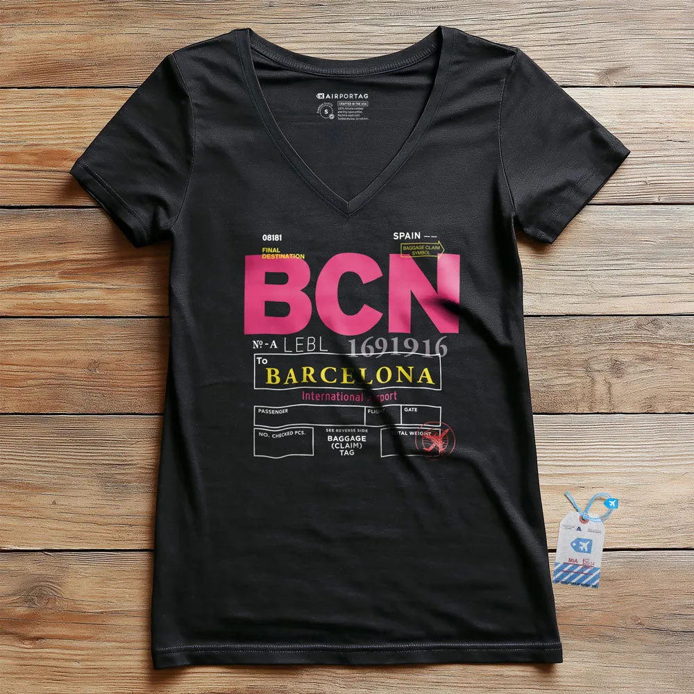 BCN - Women's V-Neck T-Shirt