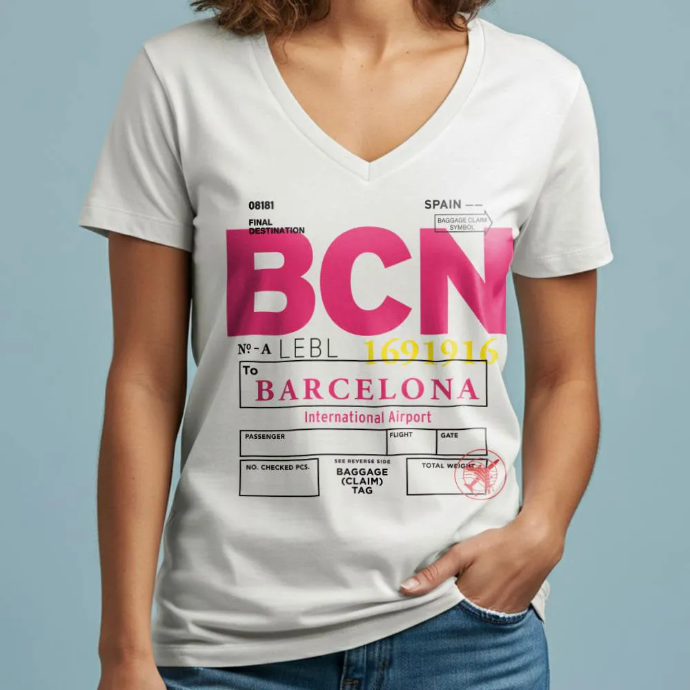 BCN - Women's V-Neck T-Shirt