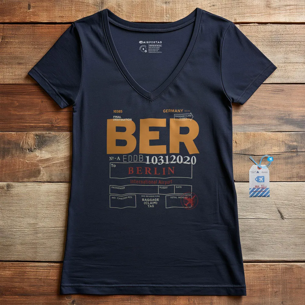 BER - Women's V-Neck T-Shirt