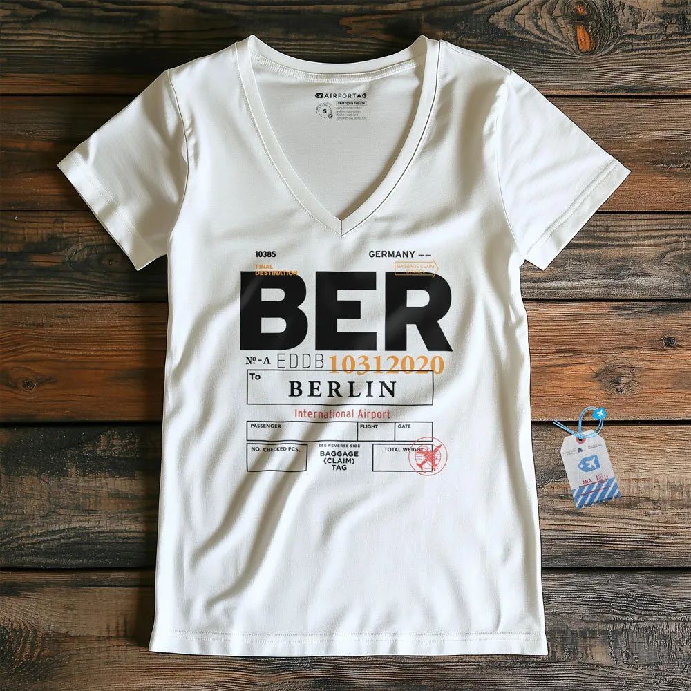 BER - Women's V-Neck T-Shirt