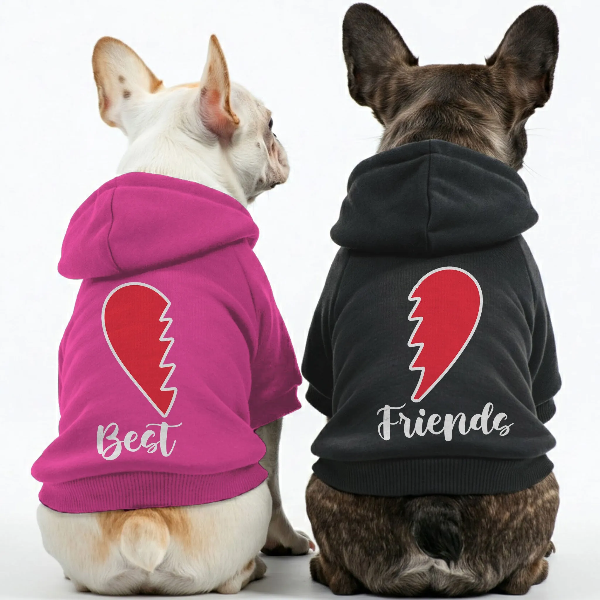 Best Friends - Matching French Bulldog Hoodies – Stylish, Cozy & Personalized!