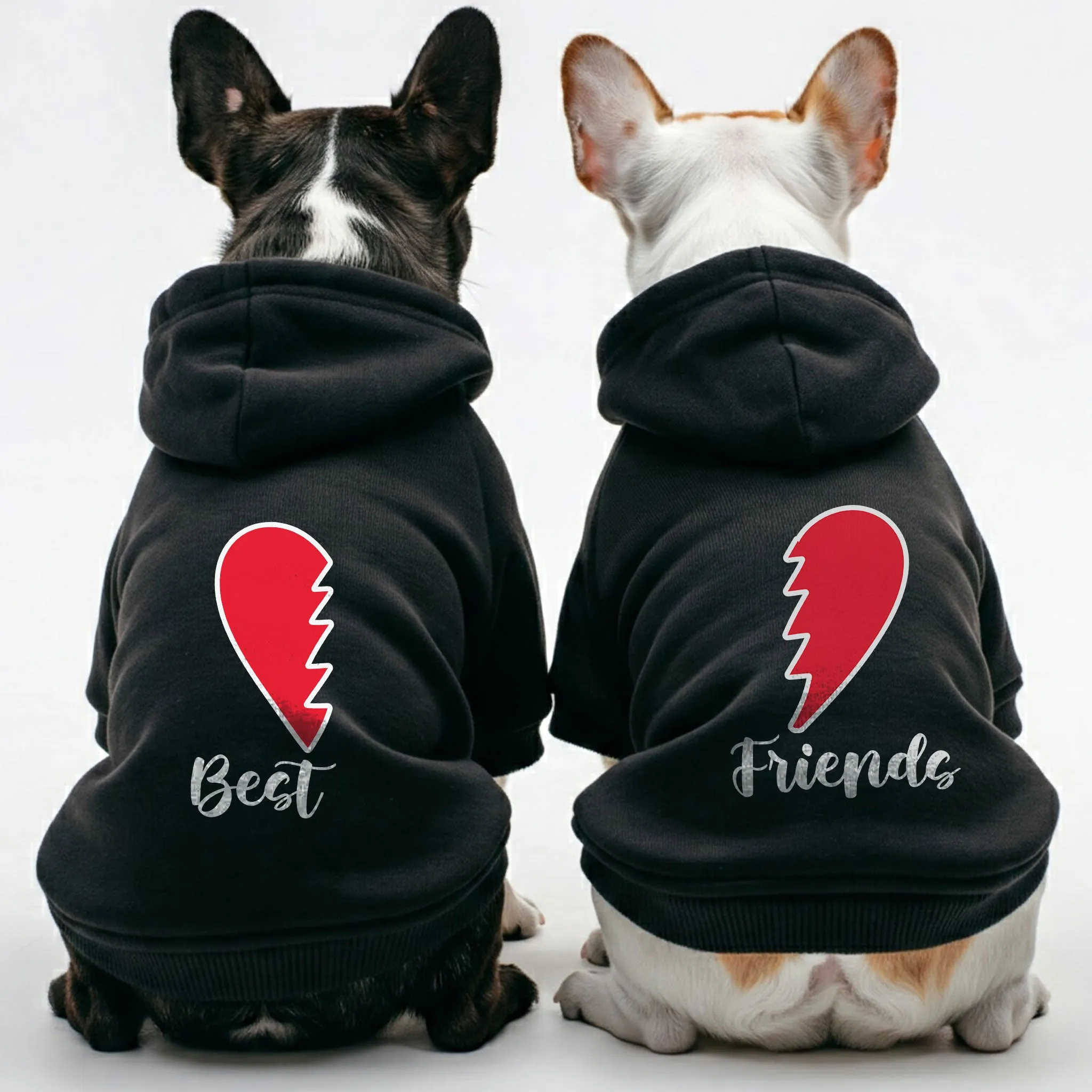 Best Friends - Matching French Bulldog Hoodies – Stylish, Cozy & Personalized!