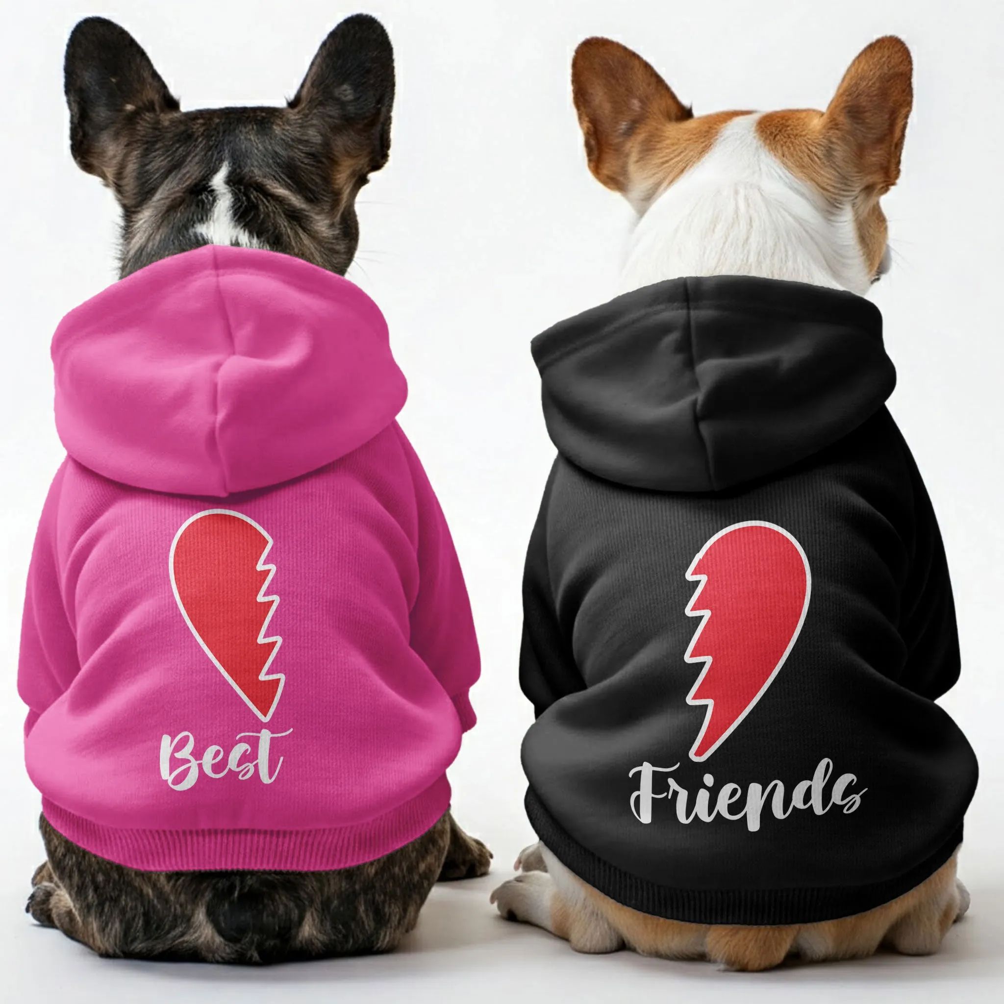 Best Friends - Matching French Bulldog Hoodies – Stylish, Cozy & Personalized!