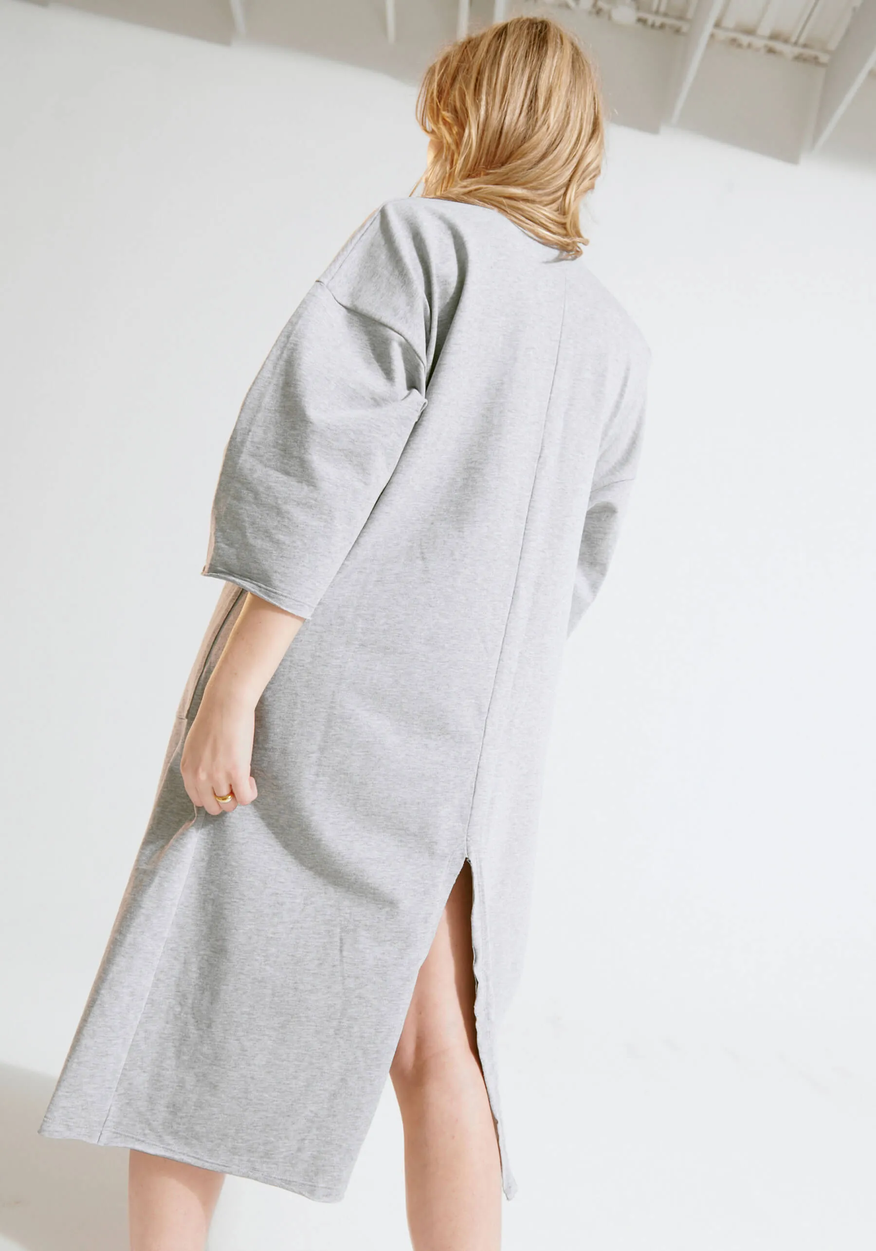 Blush The Cozy Cardigan Heather Grey