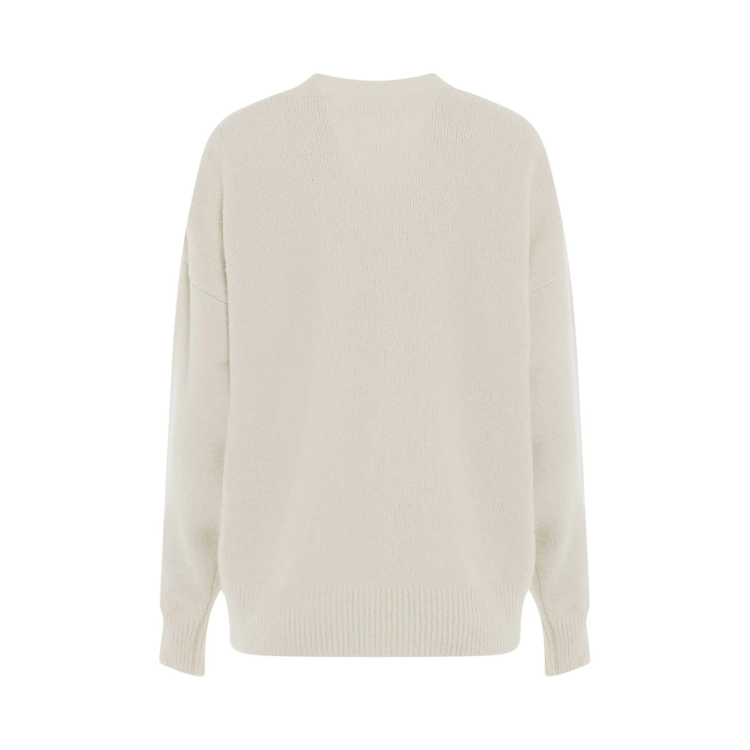 Boucle Knit I Love PA Sweater in Off White