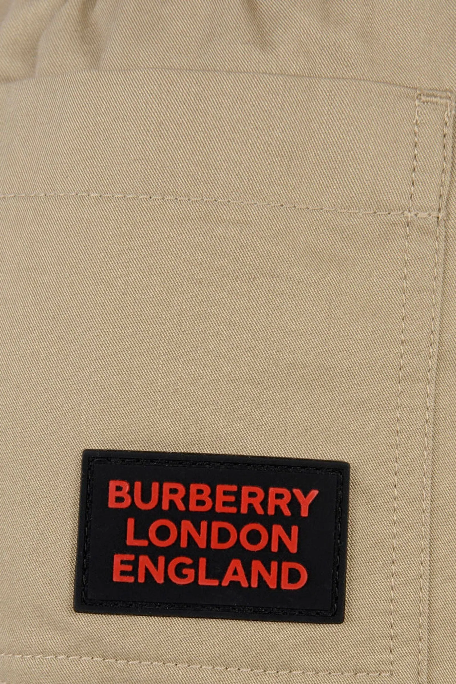 Burberry Boys Beige Cotton Trousers