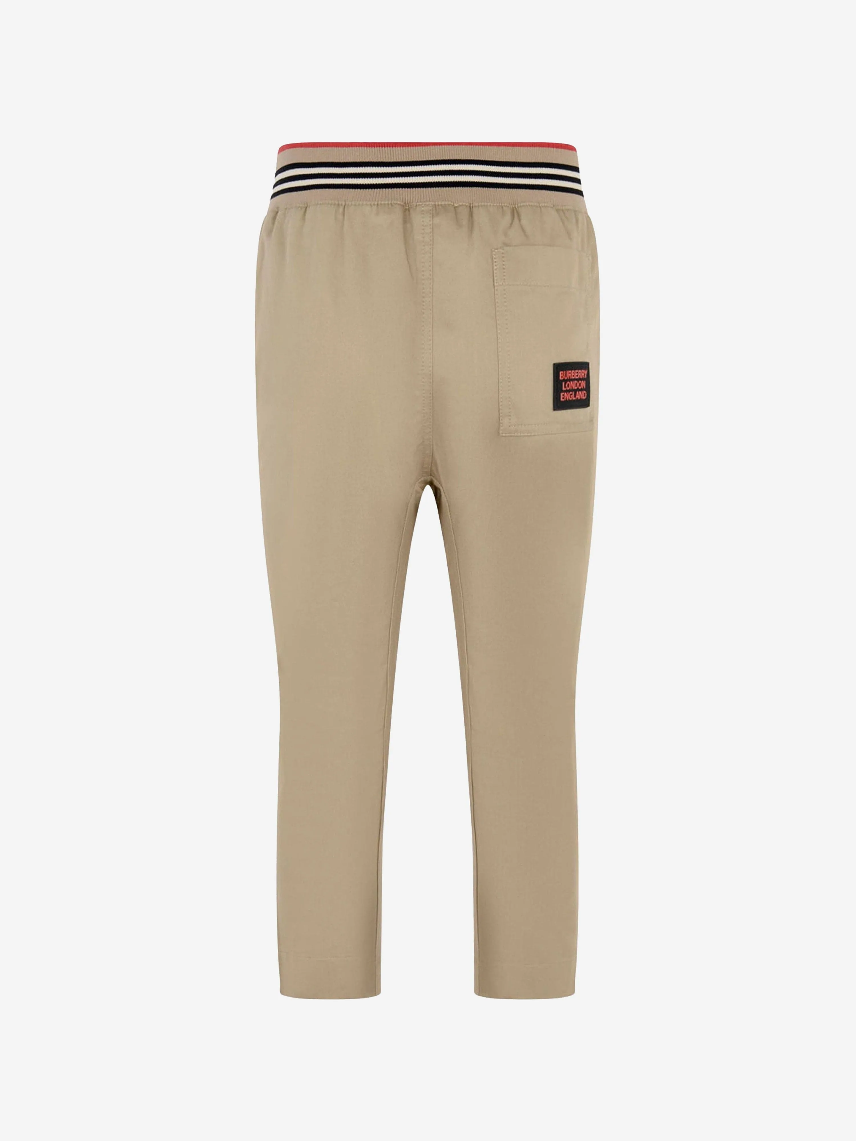 Burberry Boys Beige Cotton Trousers