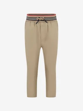 Burberry Boys Beige Cotton Trousers