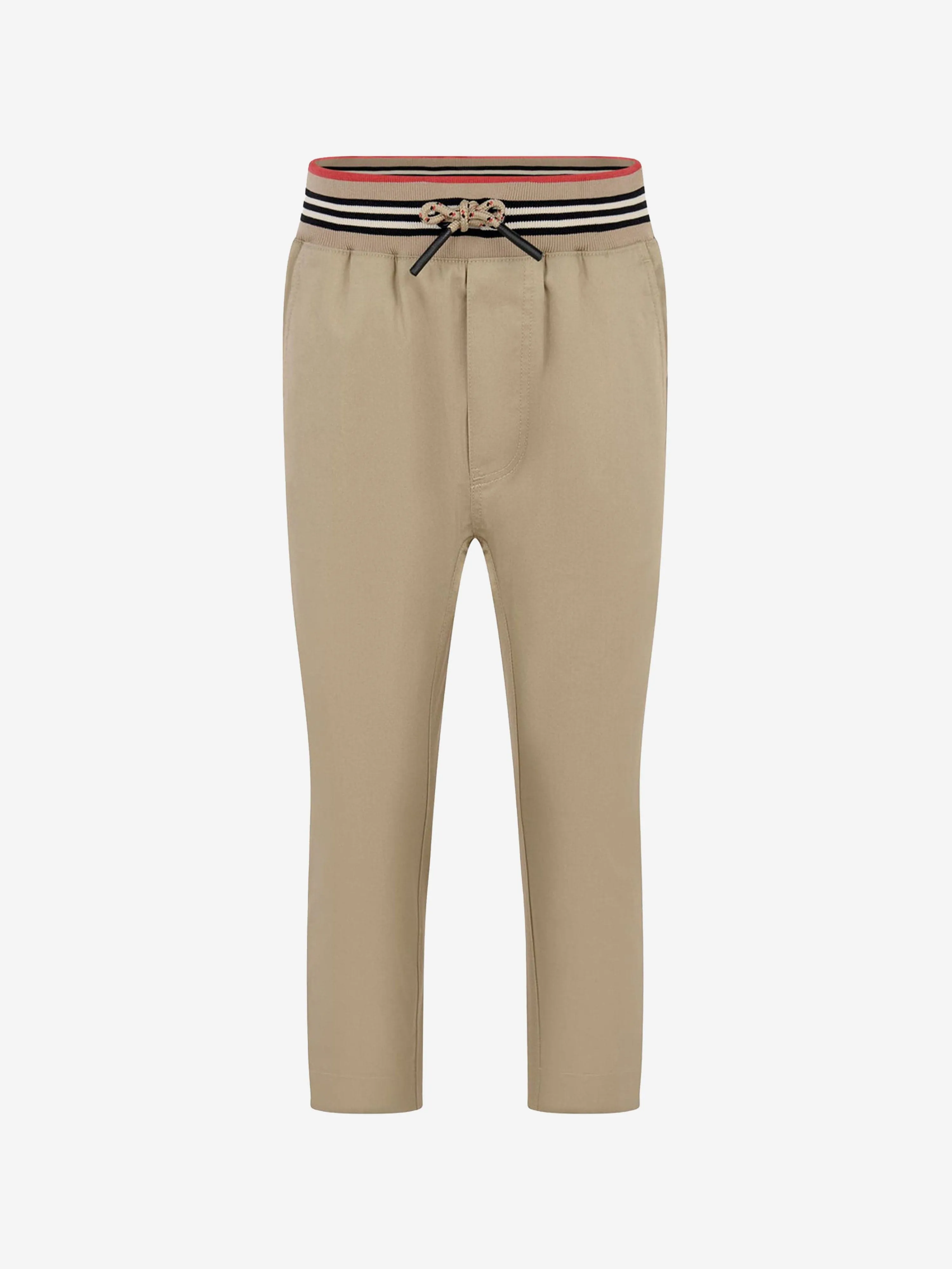 Burberry Boys Beige Cotton Trousers