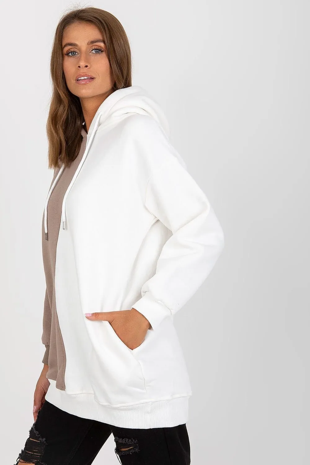 Chic Parisian Style Hooded Sweatshirt