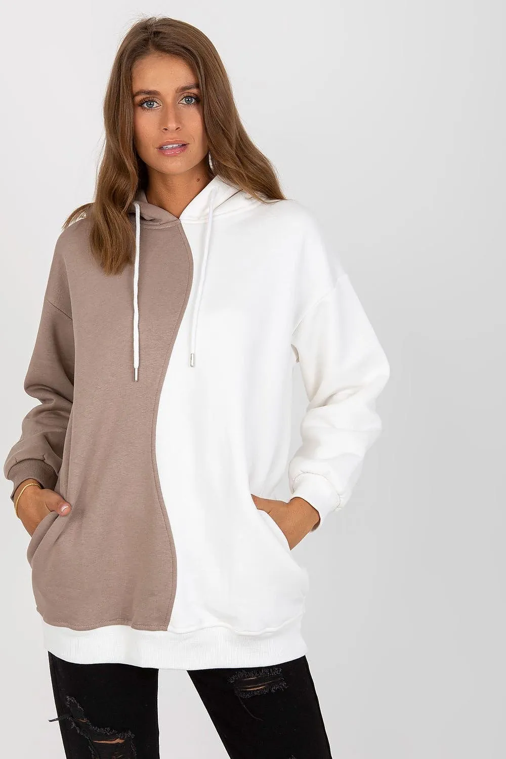 Chic Parisian Style Hooded Sweatshirt