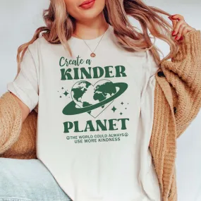 Create a Kinder Planet Comfort Color Wholesale Tee