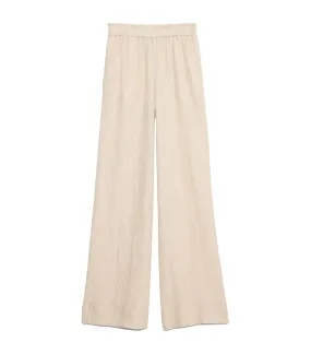 Crinkle Crepe Pull-On Pant Prosecco