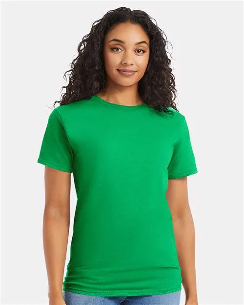 Custom Embroidered - Hanes - Essential-T T-Shirt - Kelly Green - 5280