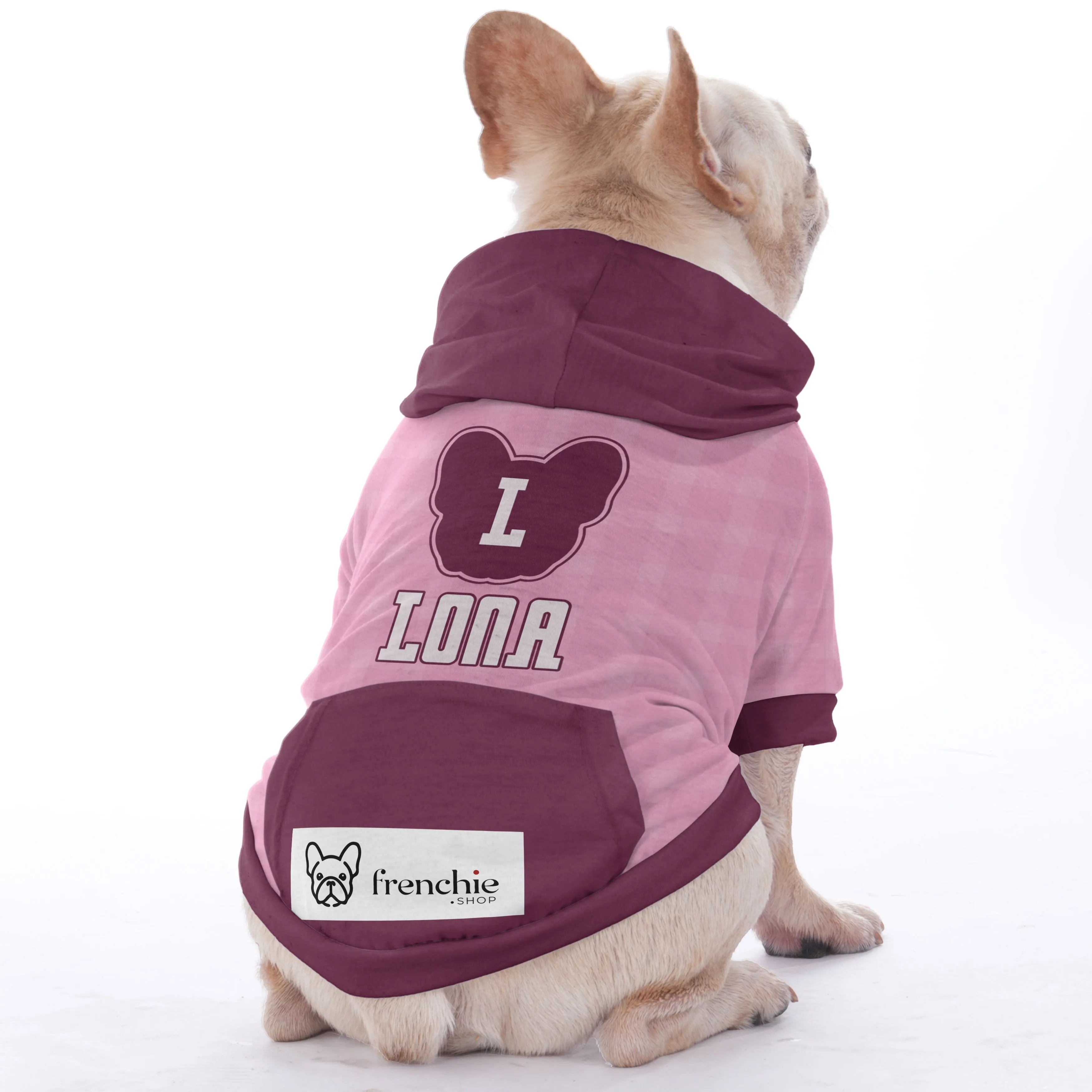 Custom French Bulldog Hoodies with Your Frenchie's Name  | Frenchie Shop Original