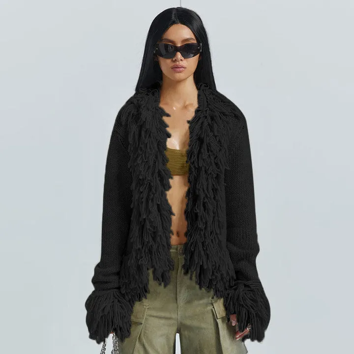 Devora Fringe Cardigan