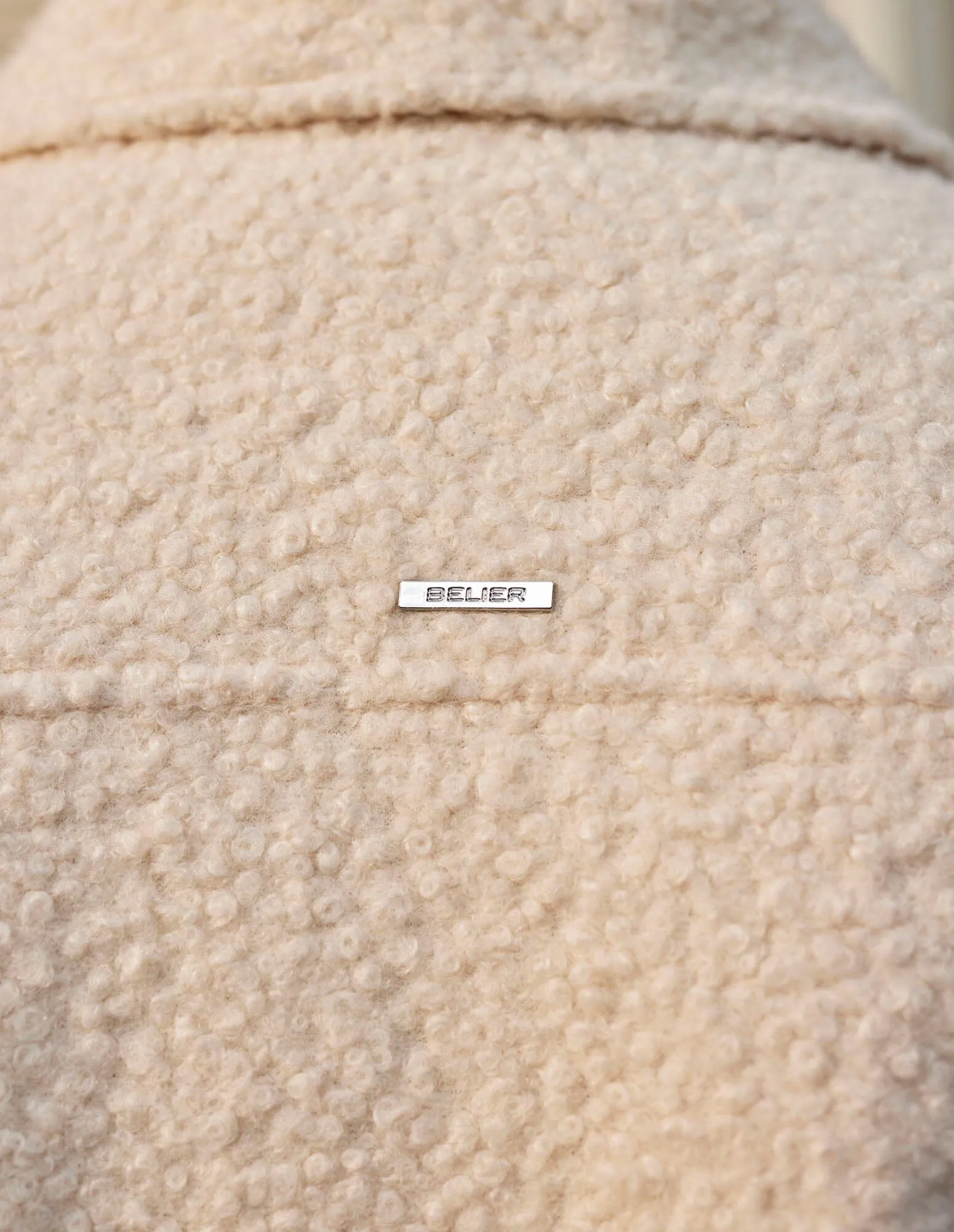 Ecru Boucle Wool Jacket