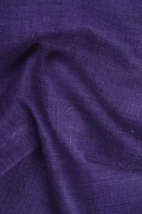 Eggplant Silk Linen (Matka) Fabric