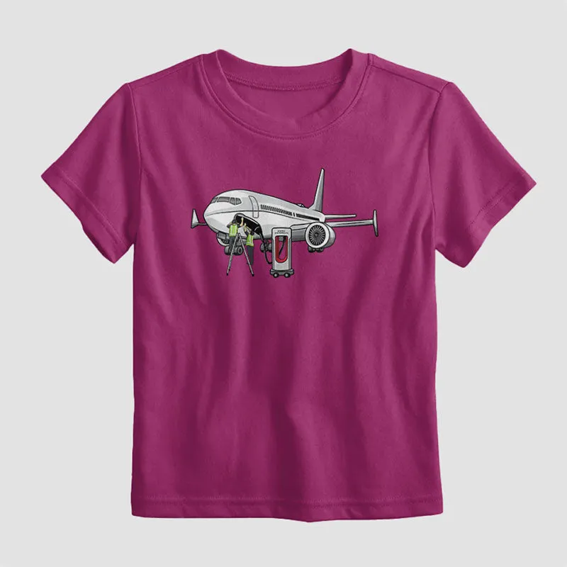 Electric Plane - Kids T-Shirt