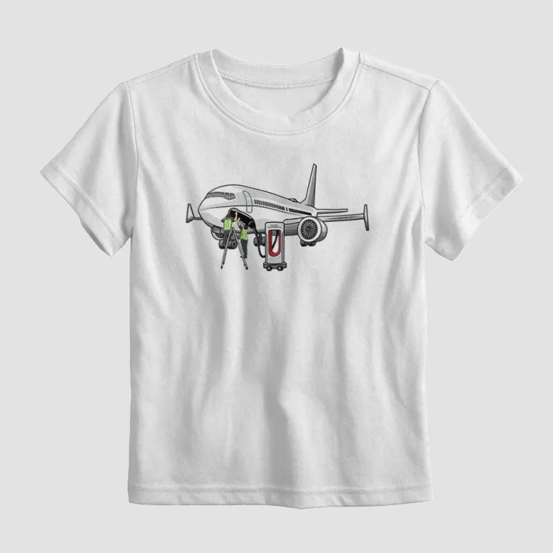 Electric Plane - Kids T-Shirt