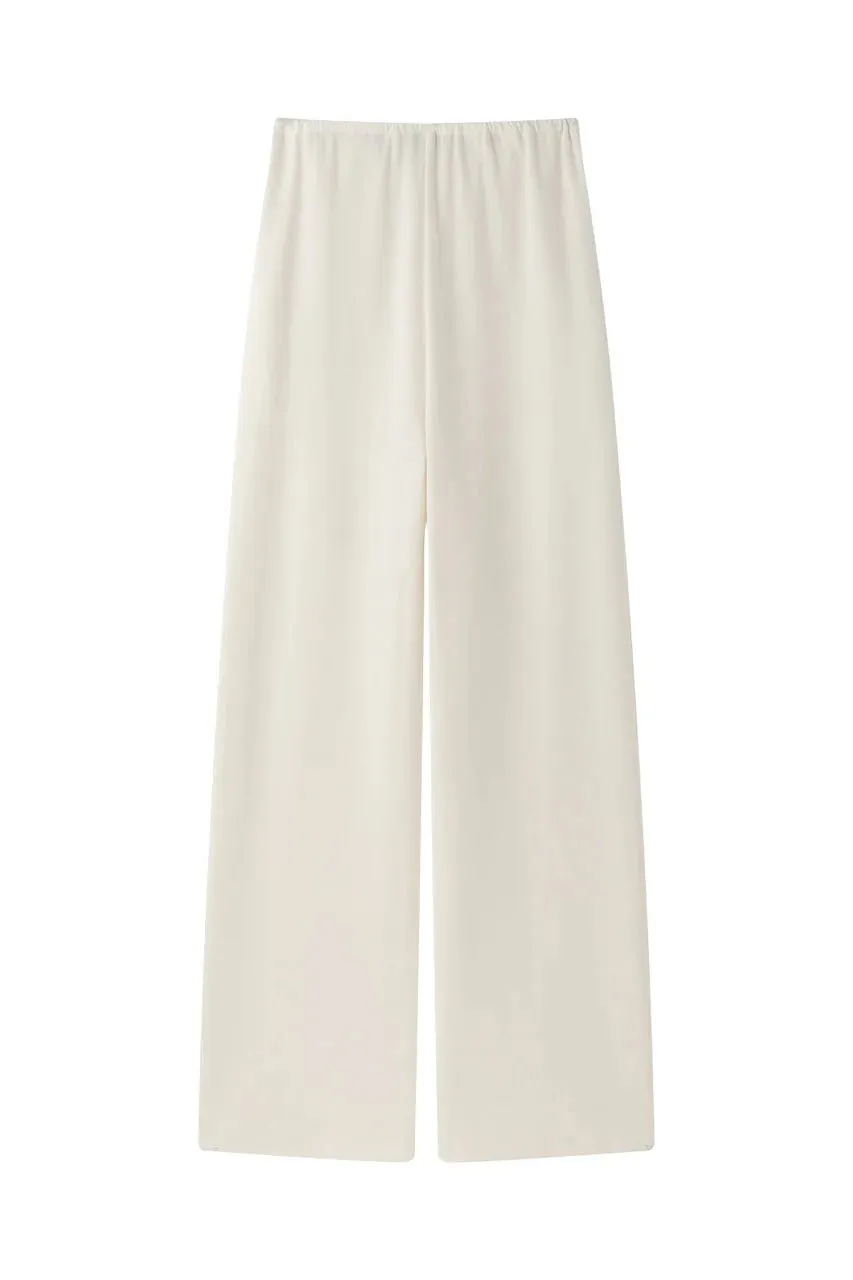 Eloa Jersey Trousers - White