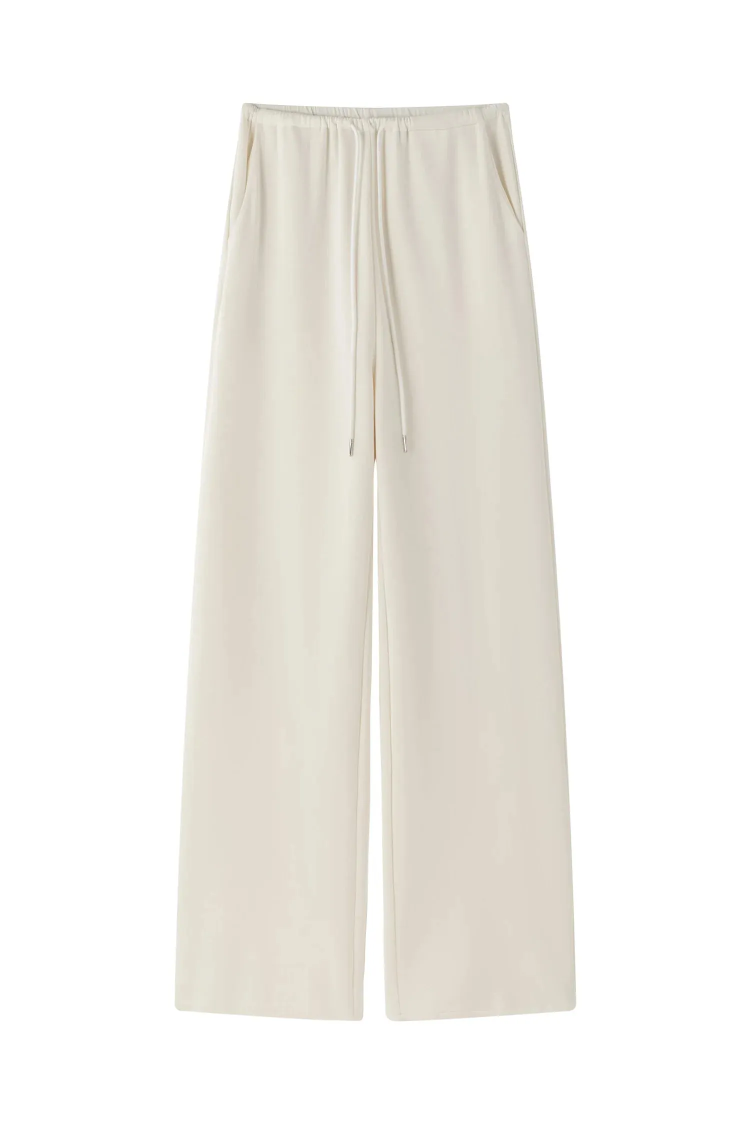 Eloa Jersey Trousers - White