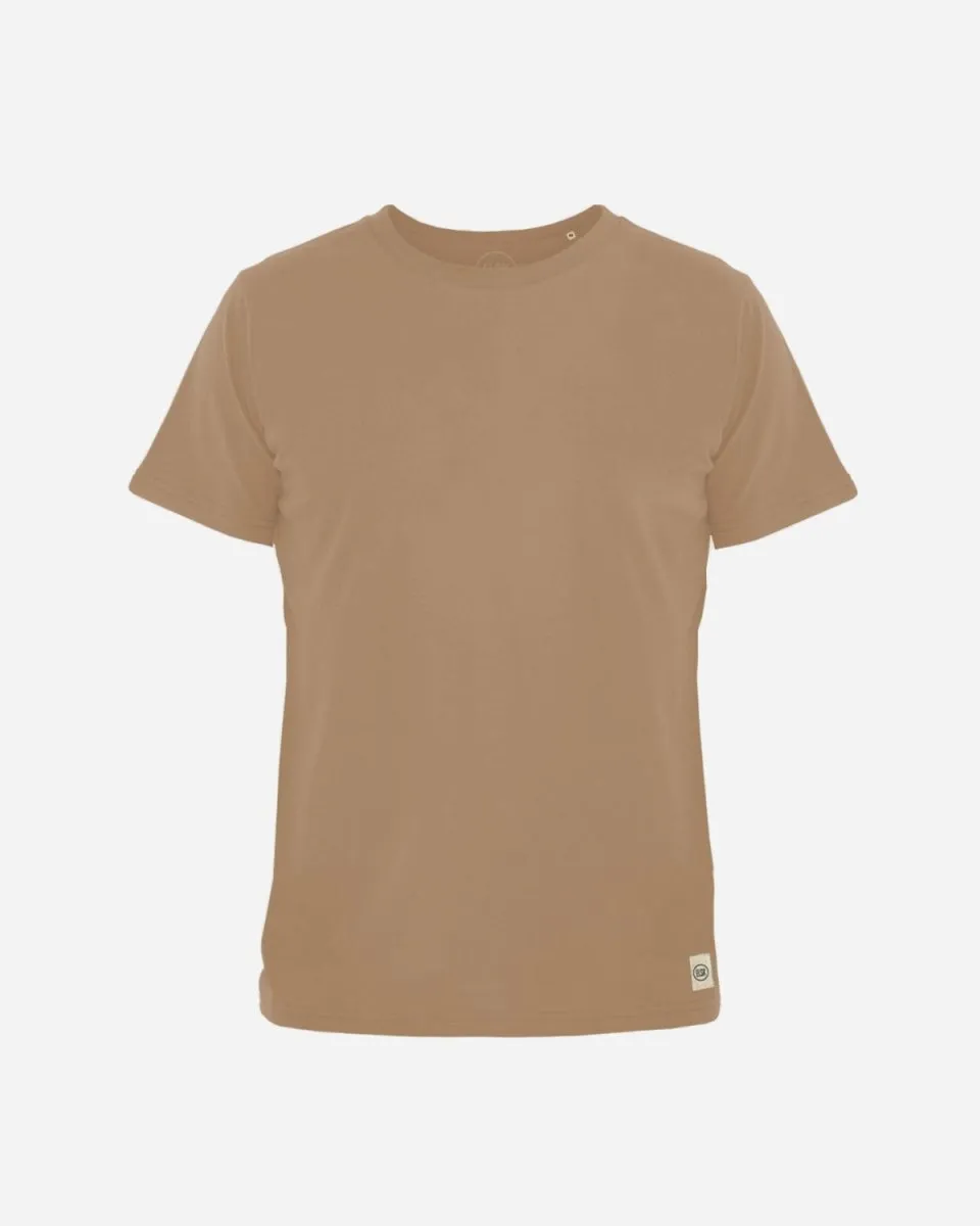 ELSK® ESSENTIAL BRUSHED T-SHIRT - Tobacco