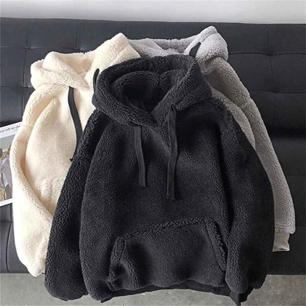 Furry Loose Fluffy Lady Hoodies