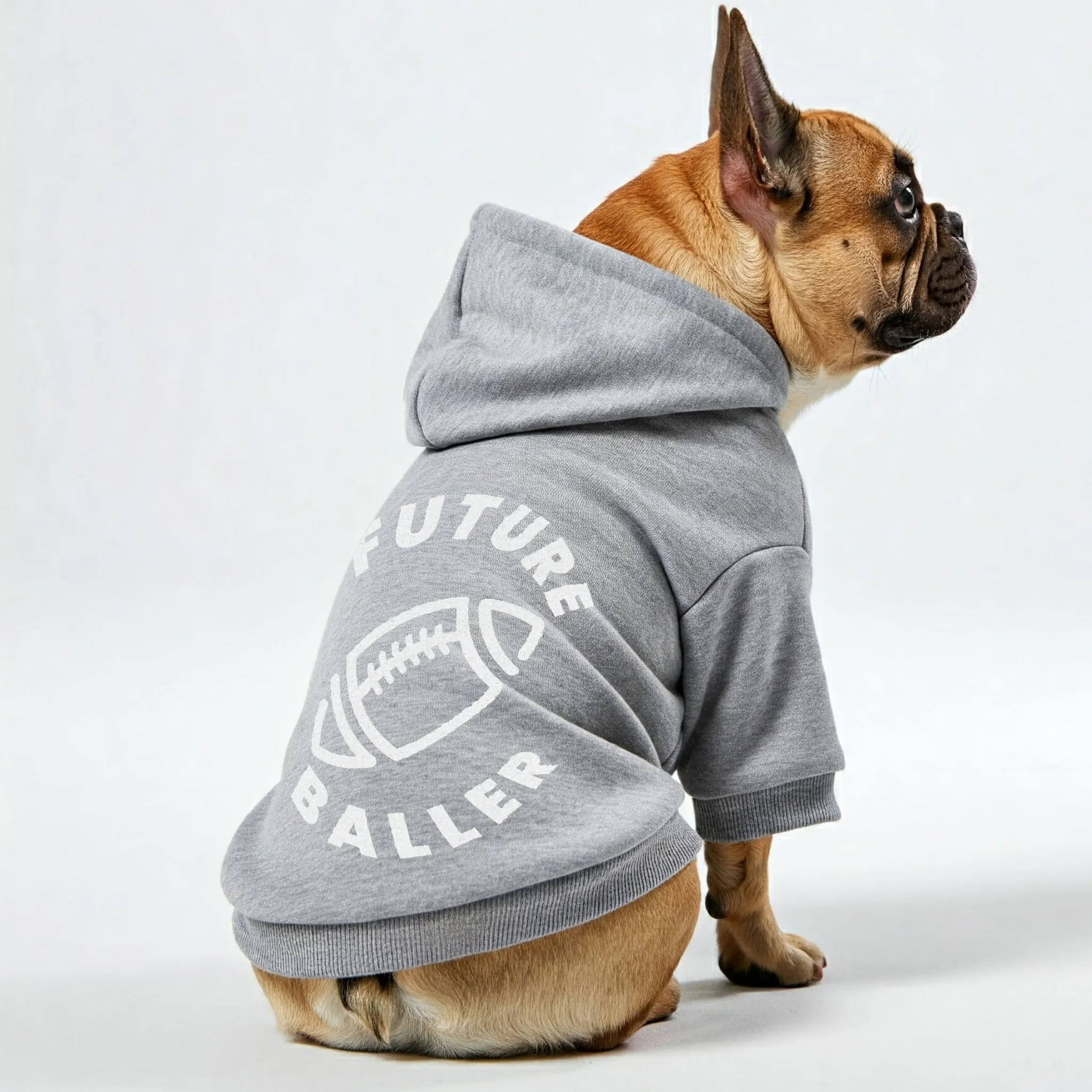 FUTURE BALLER - Personalized French Bulldog Hoodies with Funny Quotes – Stylish, Cozy, and Premium 100% Cotton