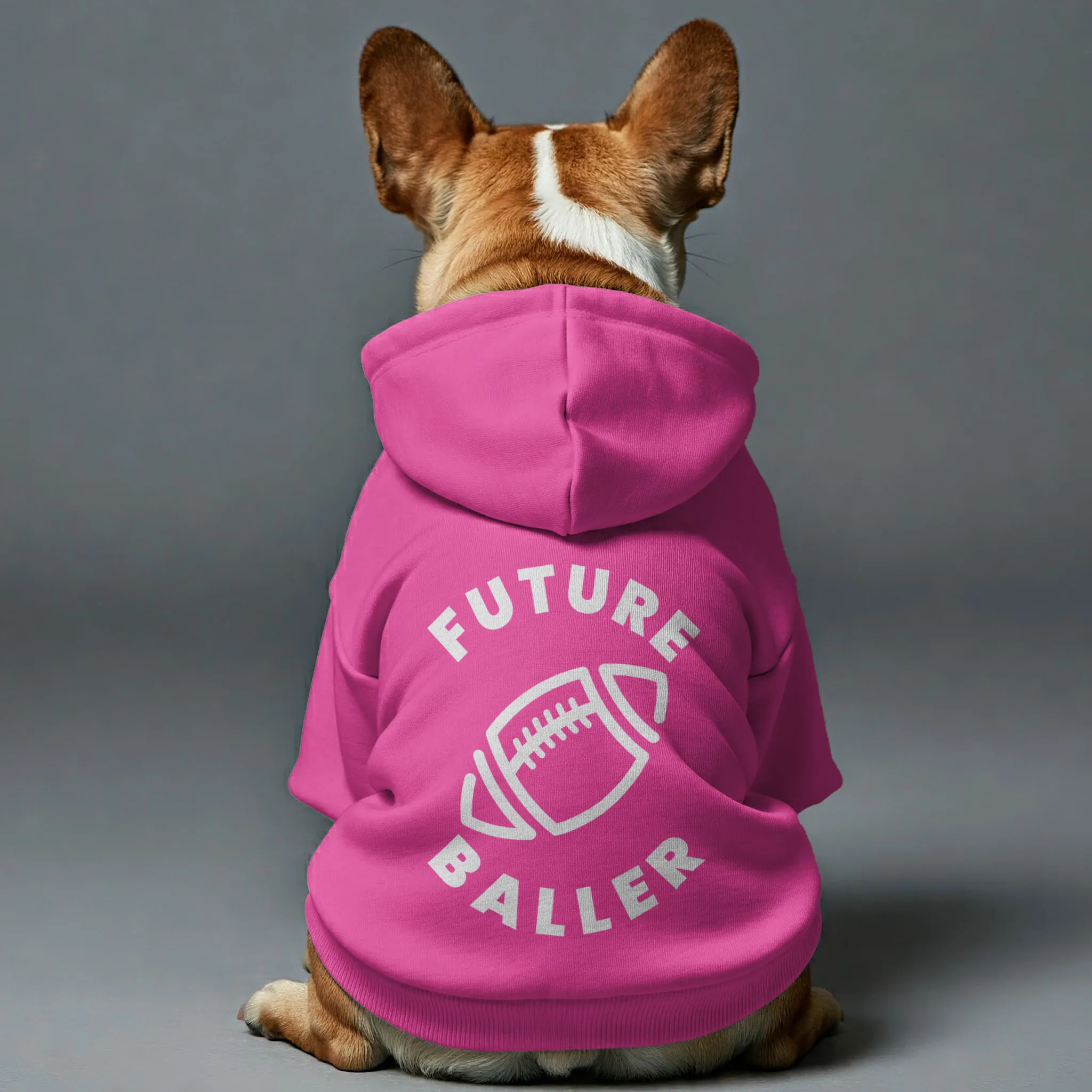 FUTURE BALLER - Personalized French Bulldog Hoodies with Funny Quotes – Stylish, Cozy, and Premium 100% Cotton