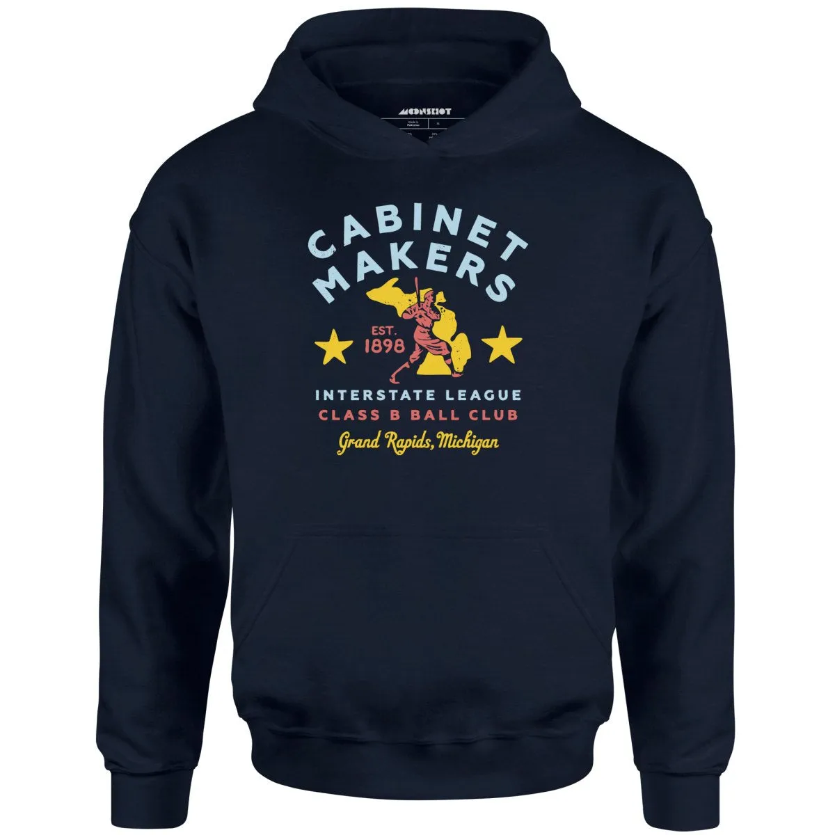 Grand Rapids Cabinet Makers - Michigan - Vintage Defunct Baseball Teams - Unisex Hoodie