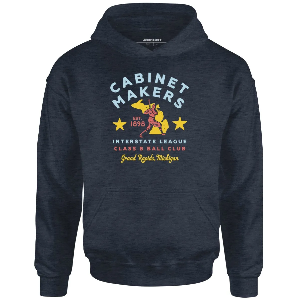 Grand Rapids Cabinet Makers - Michigan - Vintage Defunct Baseball Teams - Unisex Hoodie