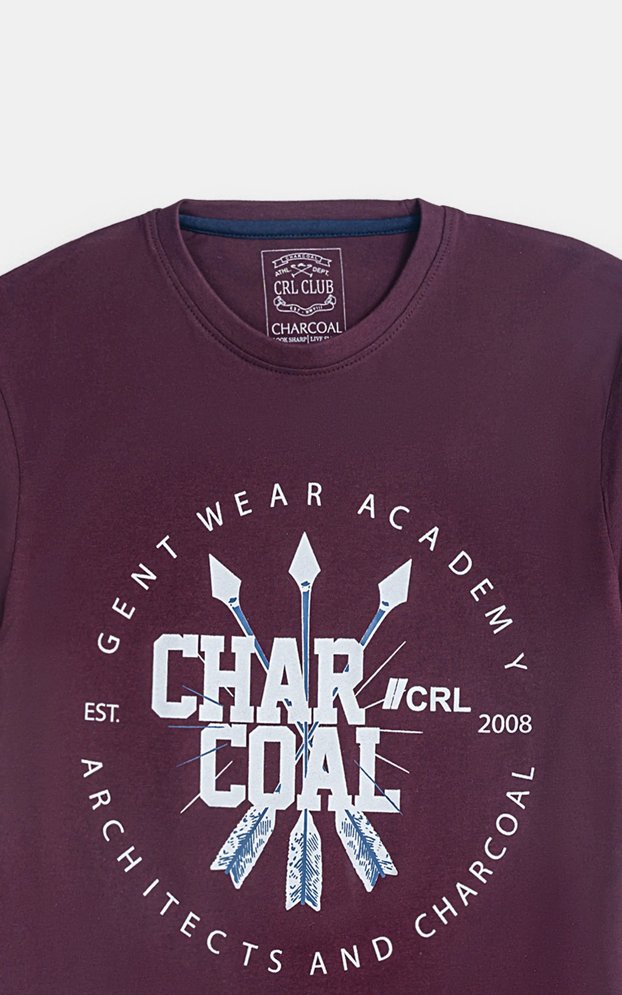 GRAPHIC T SHIRT MAROON