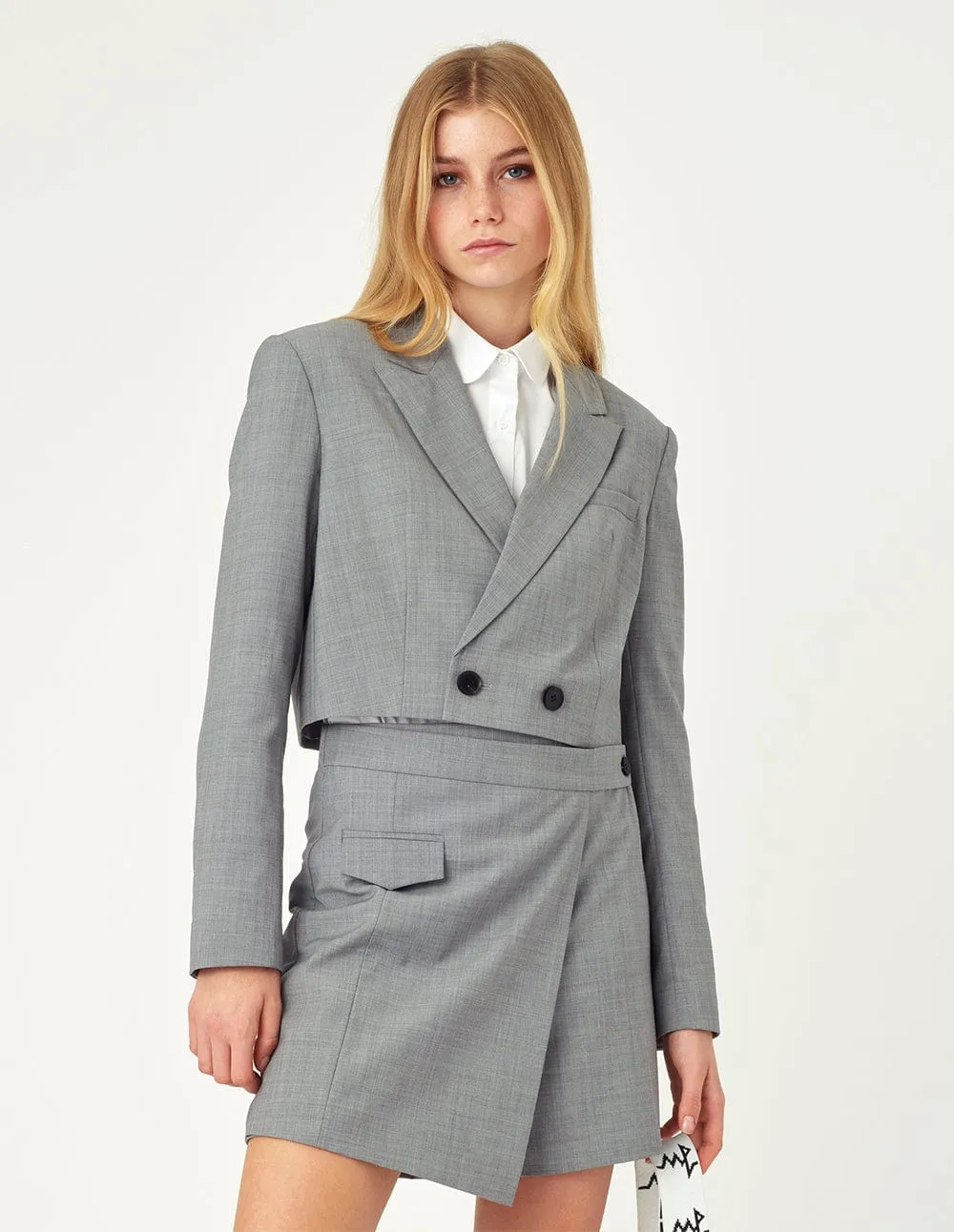 High Waisted Wrap Suit Skort