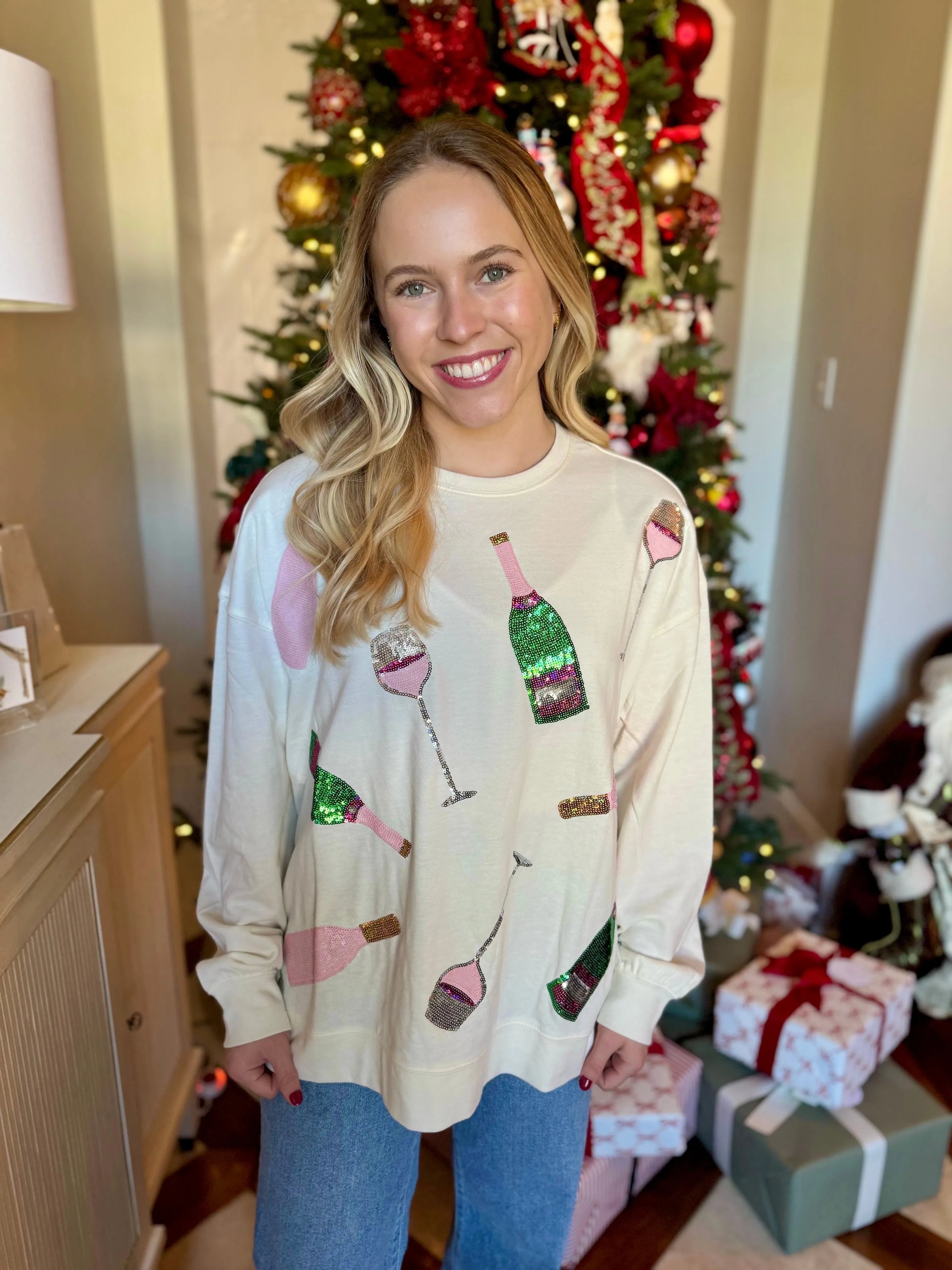 Holiday Sparkle Sweatshirts