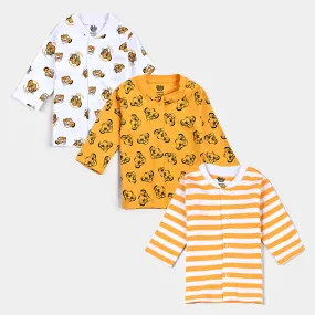 Infant Unisex Cotton Interlock 3 Piece Cardigan Set Lion King