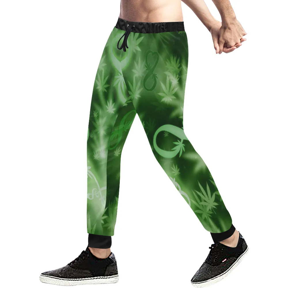 INFINITY GREEN COSMOS Men's Sweatpants