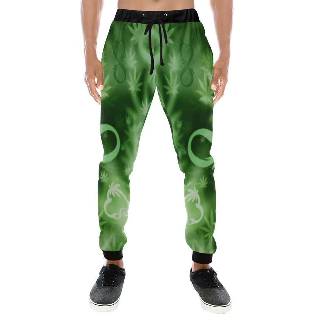 INFINITY GREEN COSMOS Men's Sweatpants