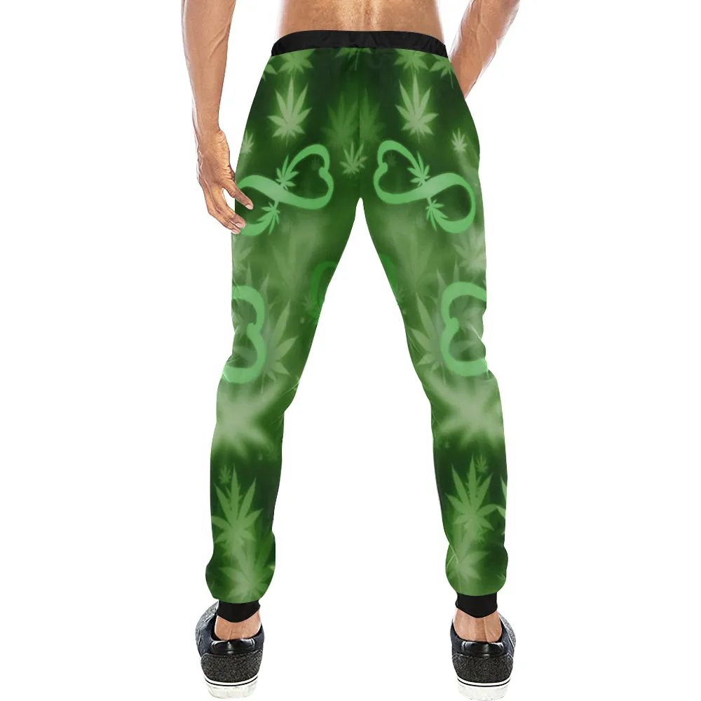 INFINITY GREEN COSMOS Men's Sweatpants