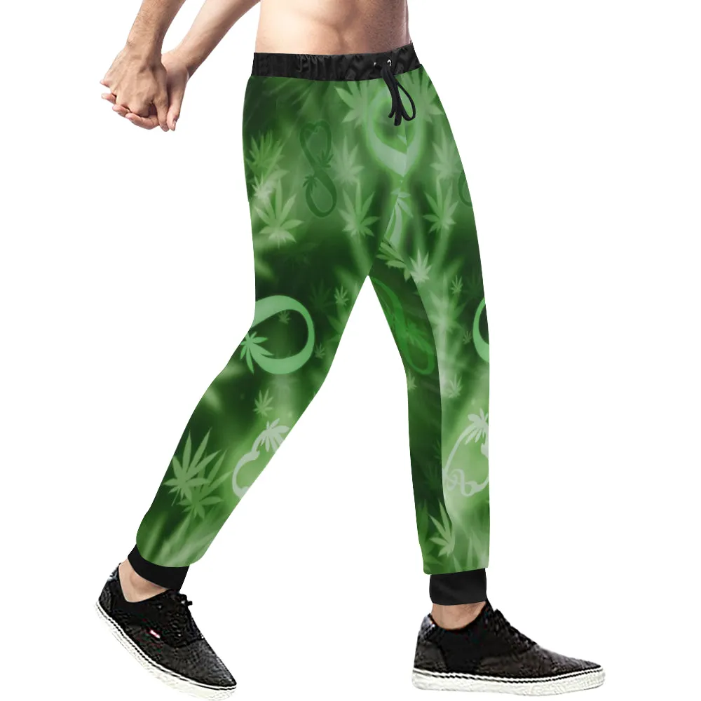 INFINITY GREEN COSMOS Men's Sweatpants