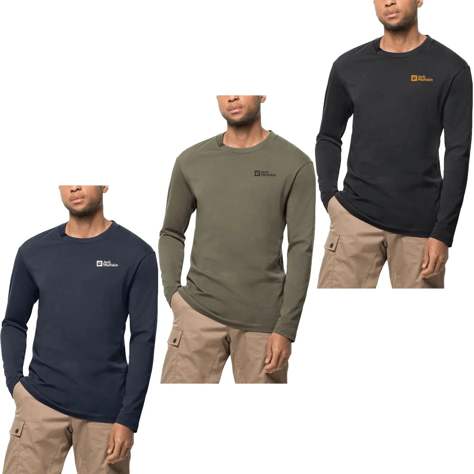 Jack Wolfskin Mens Essential Long Sleeve T-Shirt