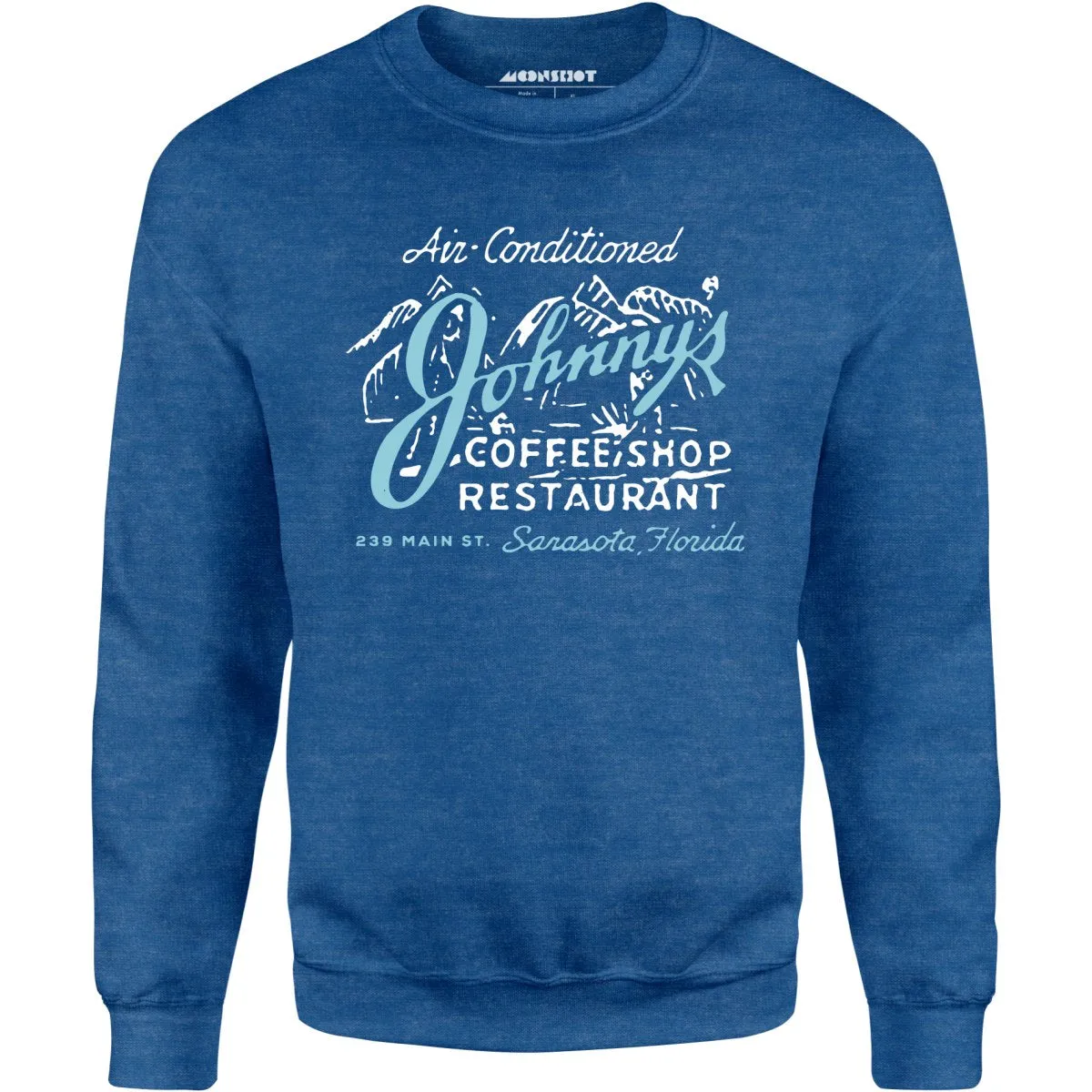 Johnny's - Sarasota, FL - Vintage Restaurant - Unisex Sweatshirt