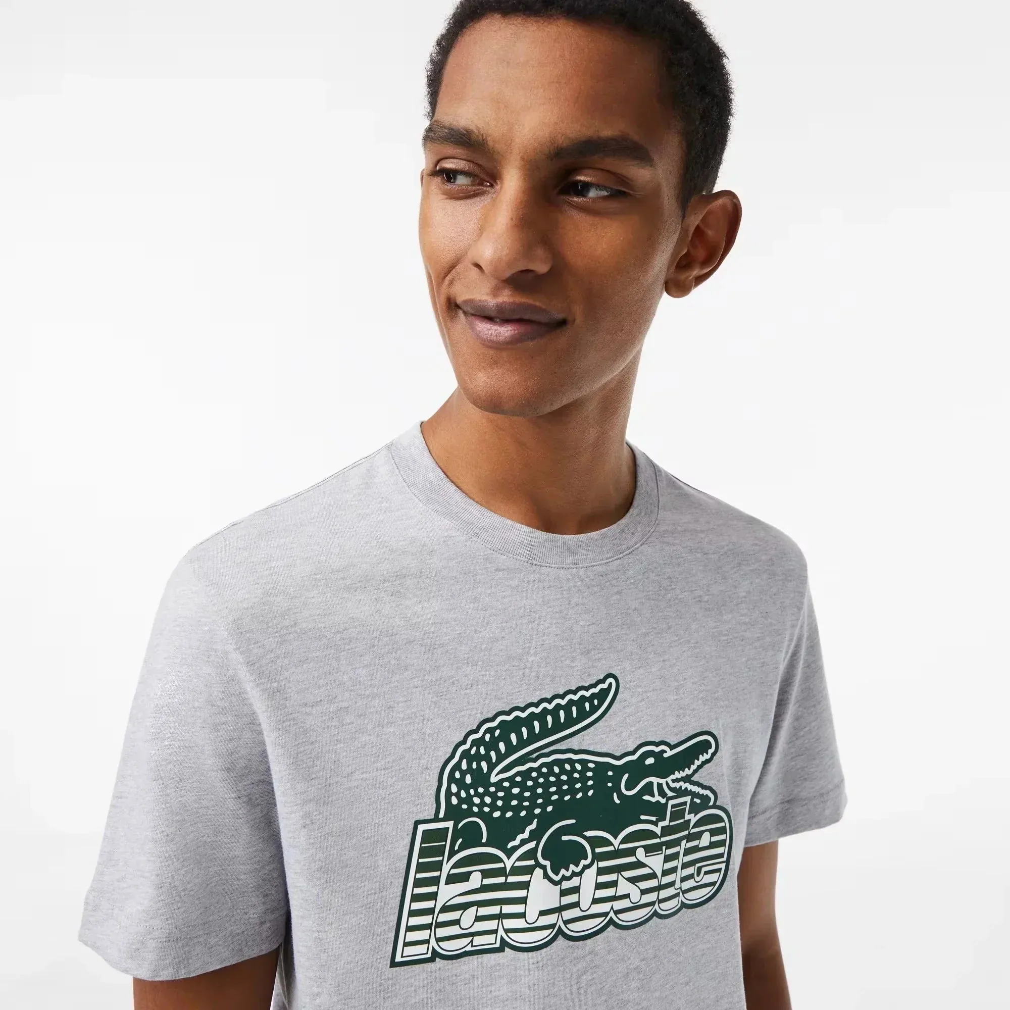 Lacoste Cotton Jersey Print T-Shirt