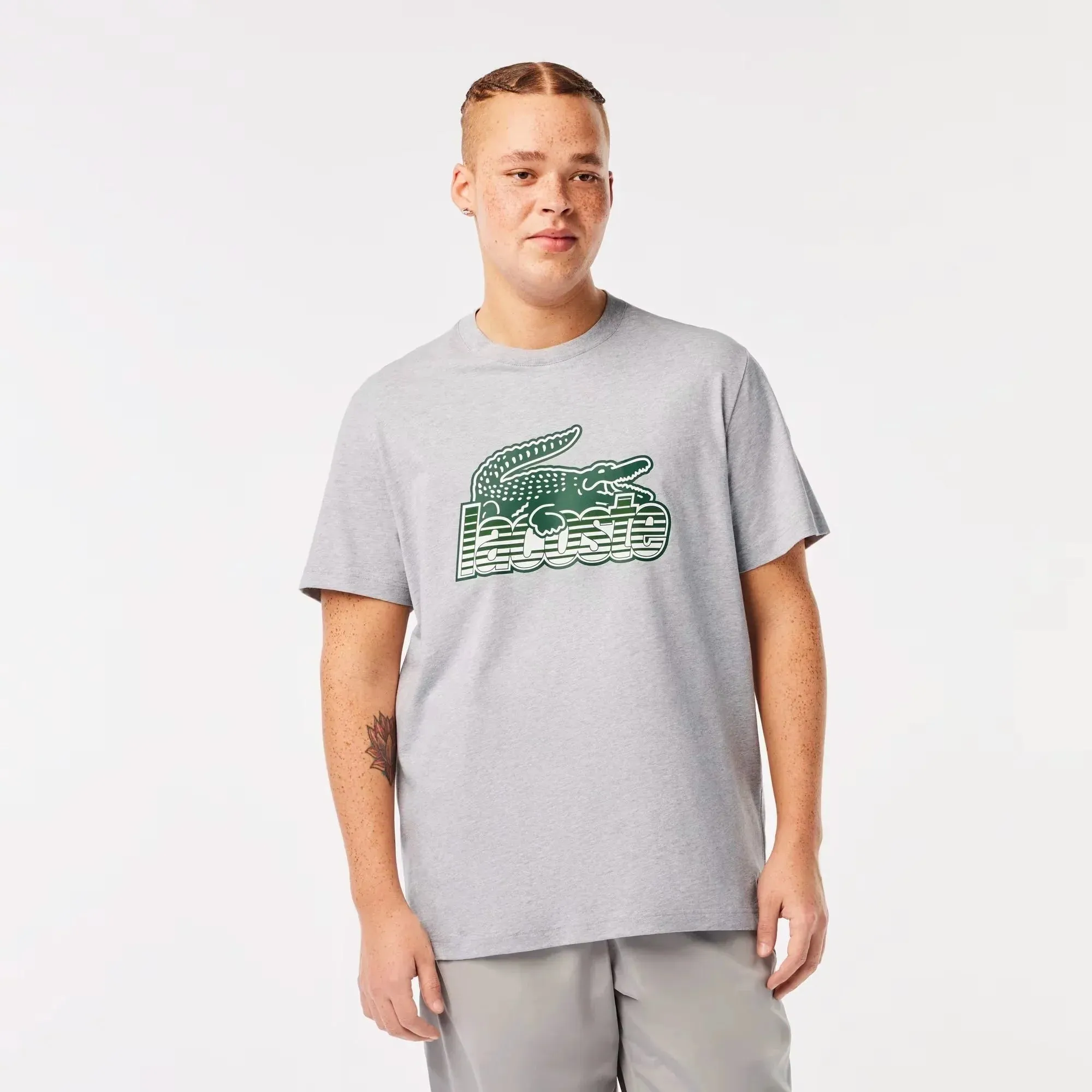 Lacoste Cotton Jersey Print T-Shirt