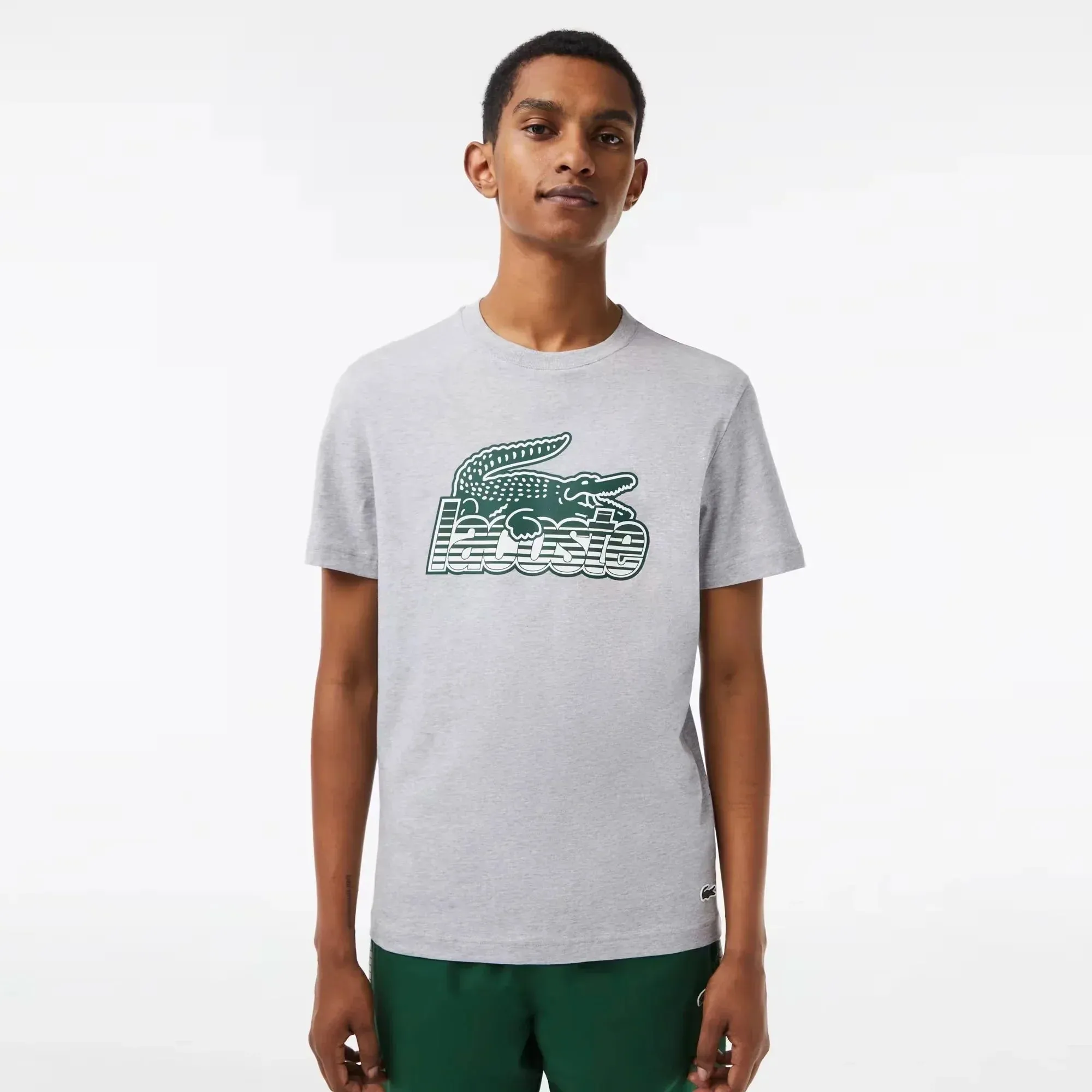 Lacoste Cotton Jersey Print T-Shirt