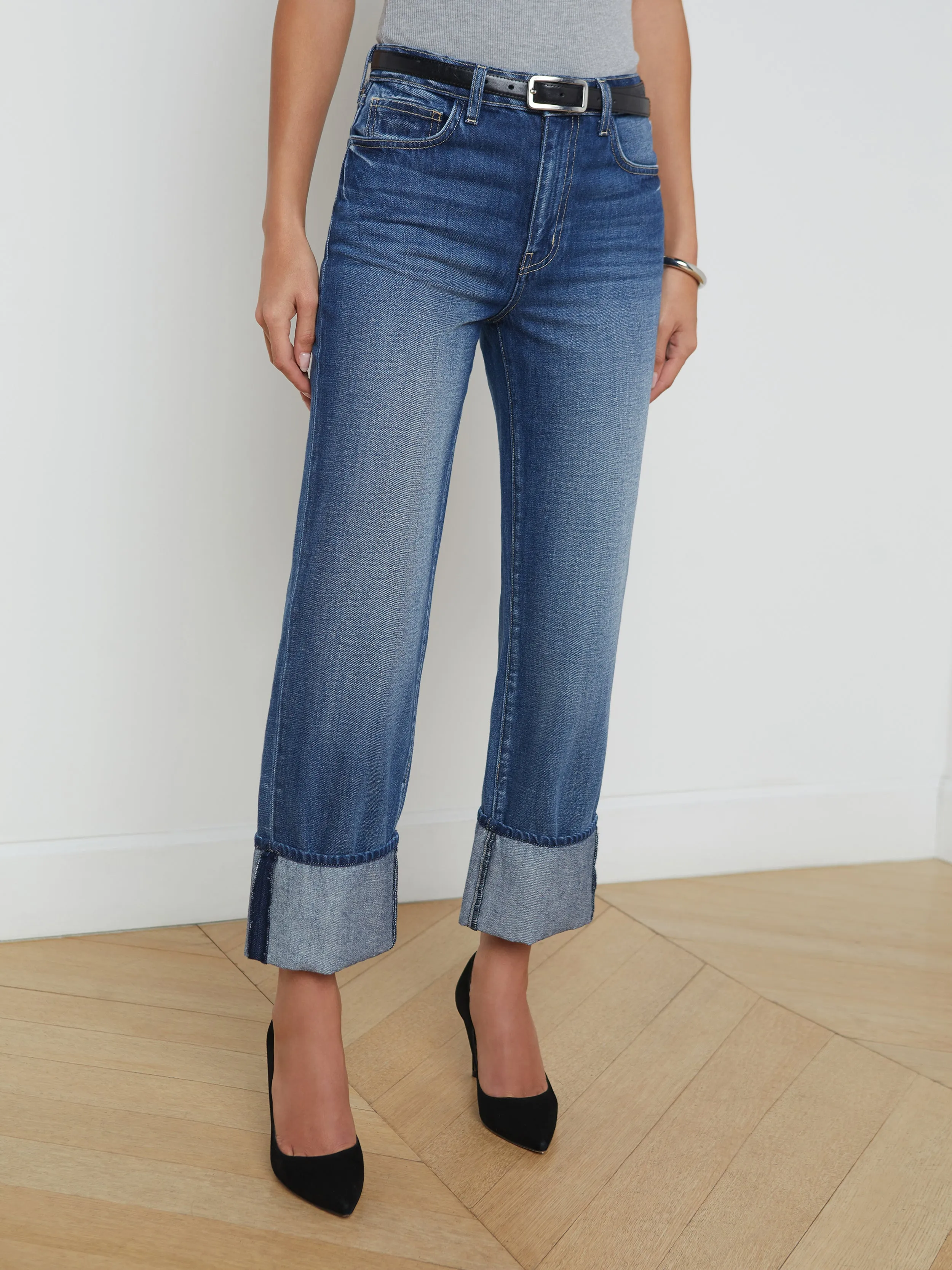 Leighton Cuffed Stovepipe Jean