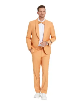 Light Orange Tuxedo with Matching Bowtie